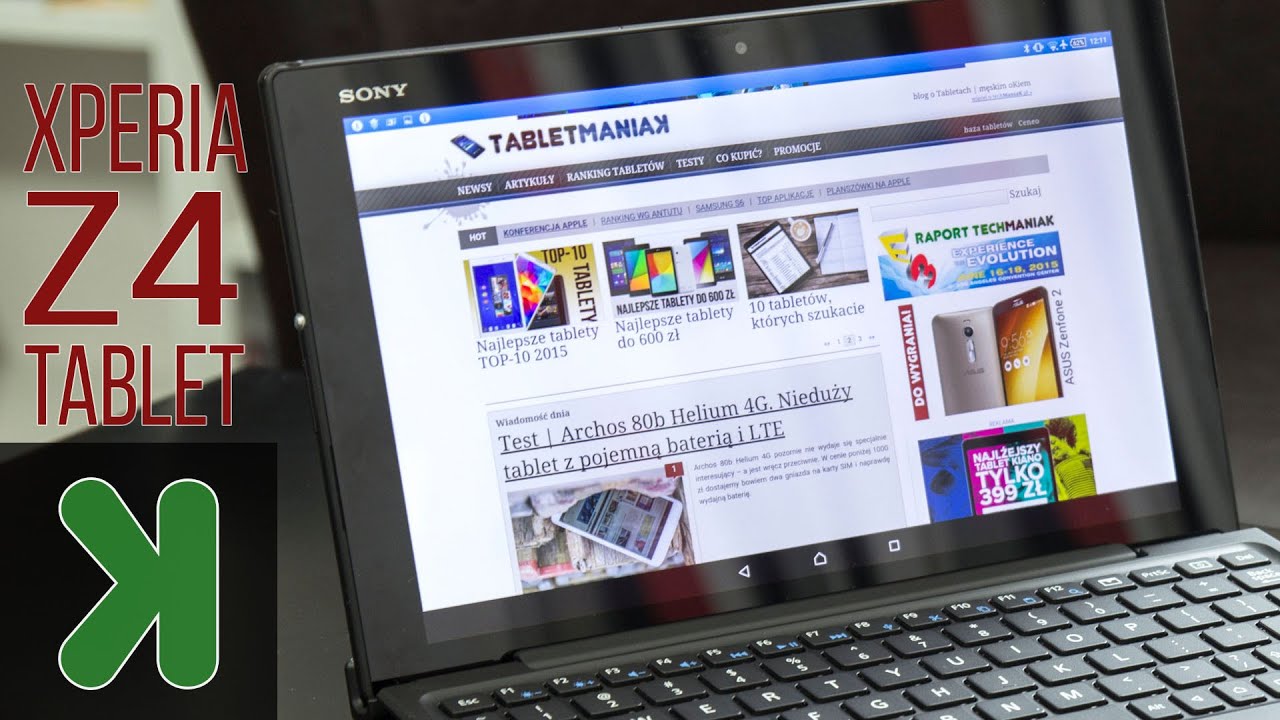 Sony Xperia Z4 Tablet - wideo test i recenzja | techManiaK.pl