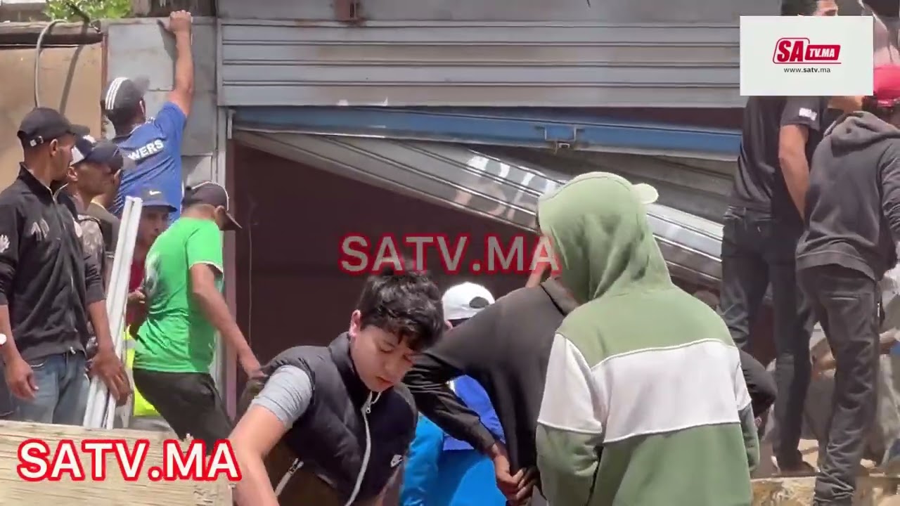البيضاء : الهدم مستمر والنهاية الحزينة لسوق دلاس كتنكتب وسط الركام وممتلكات التجار تحت