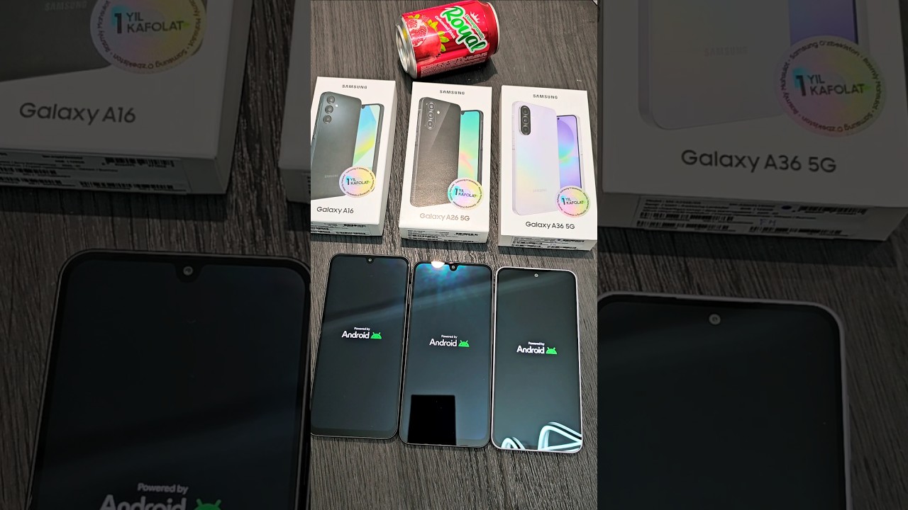 Galaxy A16 vs A26 vs A36 Samsung