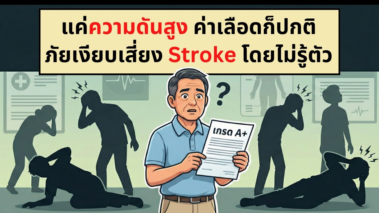 แค่ (ความดันสูง) ค่าเลือดก็ปกติ - ภัยเงียบเสี่ยง Stroke โดยไม่รู้ตัว | เรื่องไม่รู้รอบตัว