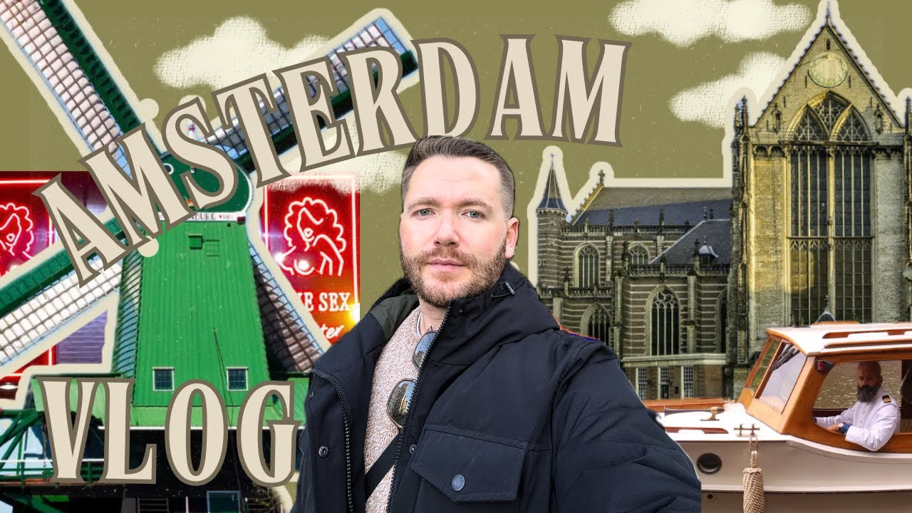 Amsterdam Vlog in Winter First Time Traveling to Europe
