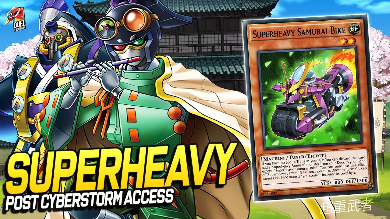 Deck Superheavy Samurai Post Cyberstorm Access | Replays 🎮 + Decklist ✔️ | Edopro