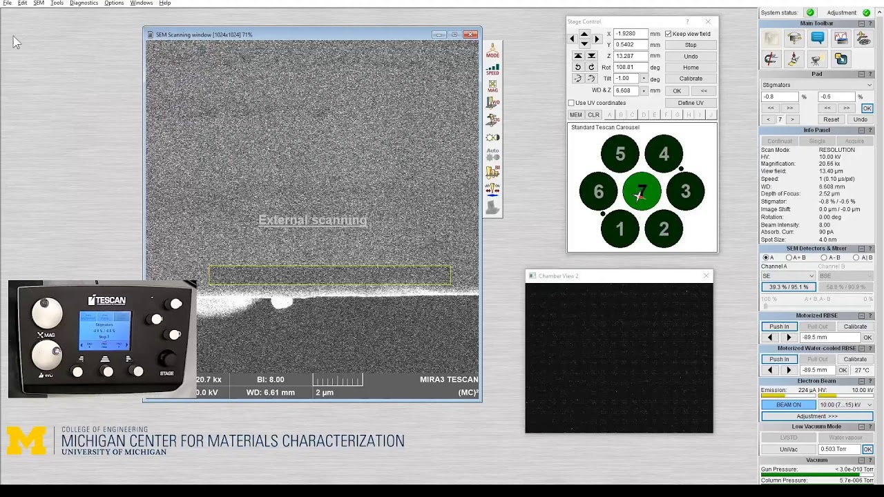 (MC)² Live Remote Series - Cathodoluminescence on the TESCAN RISE