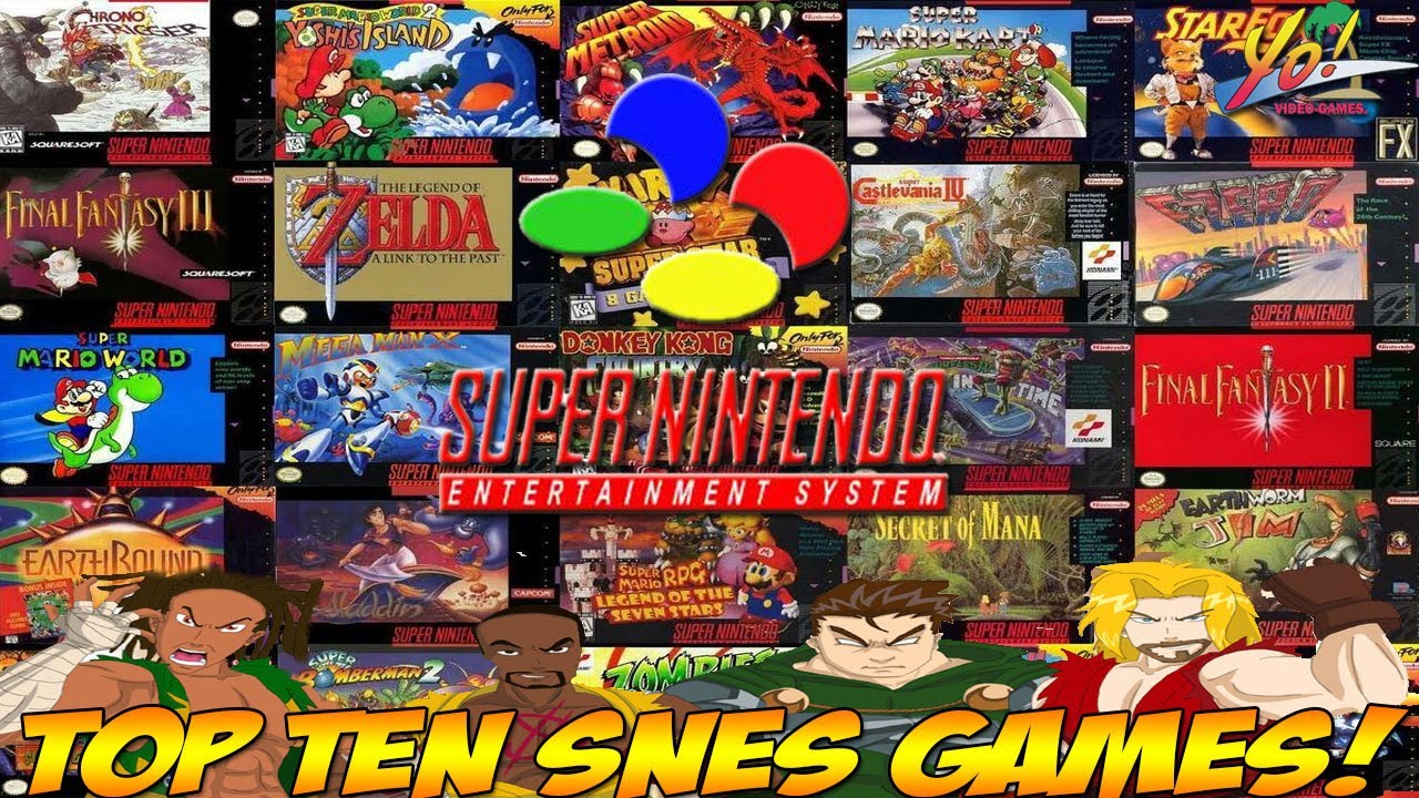 Top 10 Super Nintendo Games of All Time! The Great YoVideogames Debate!