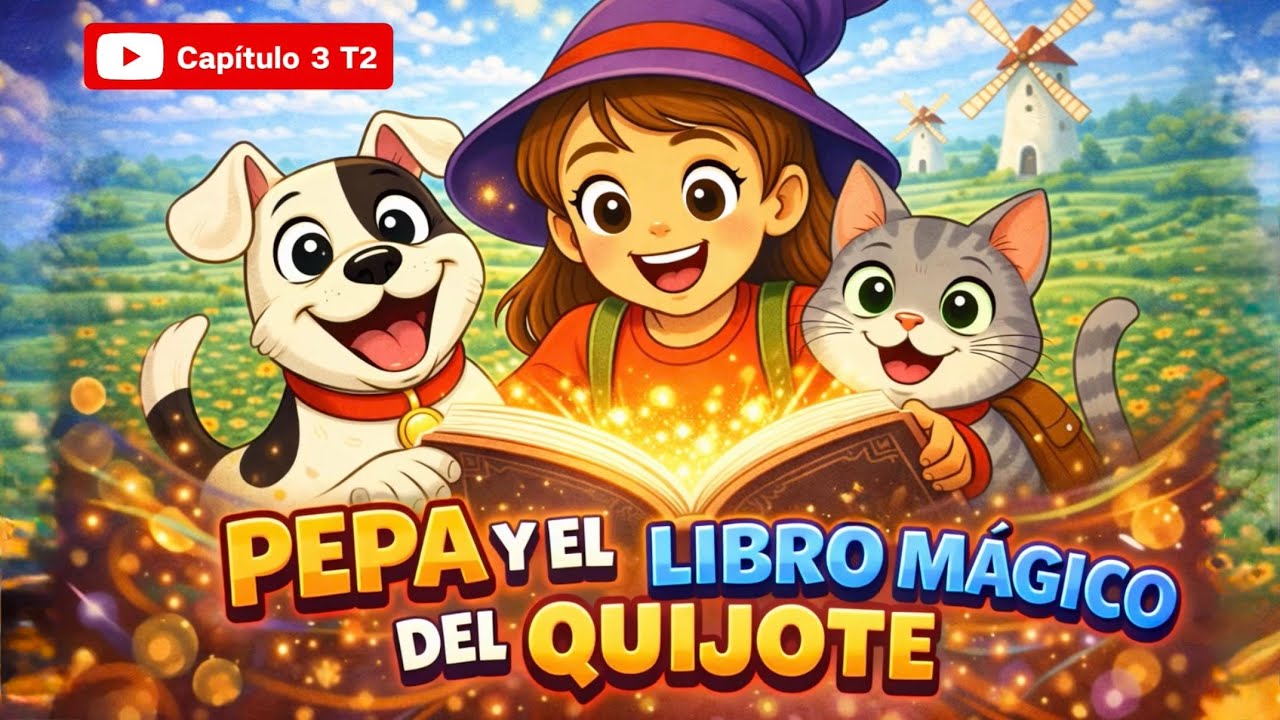 Pepa y el Libro Mágico del Quijote⭐️ | Aprender a ser valientes | 📚 Cuentos infantiles #kidsvideo