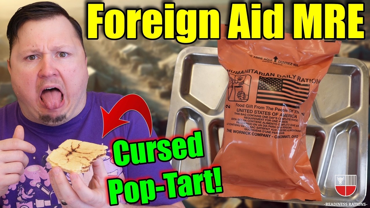 Humanitarian Daily Ration (HDR) Disaster Relief MRE -2013- 24-Hour Meal Ready to Eat Taste Test