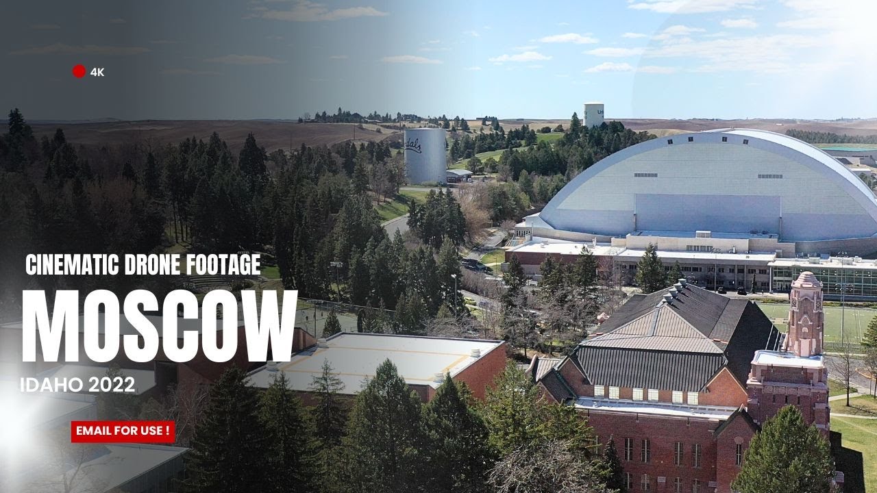 MOSCOW IDAHO DRONE FOOTAGE 2021 & 2022