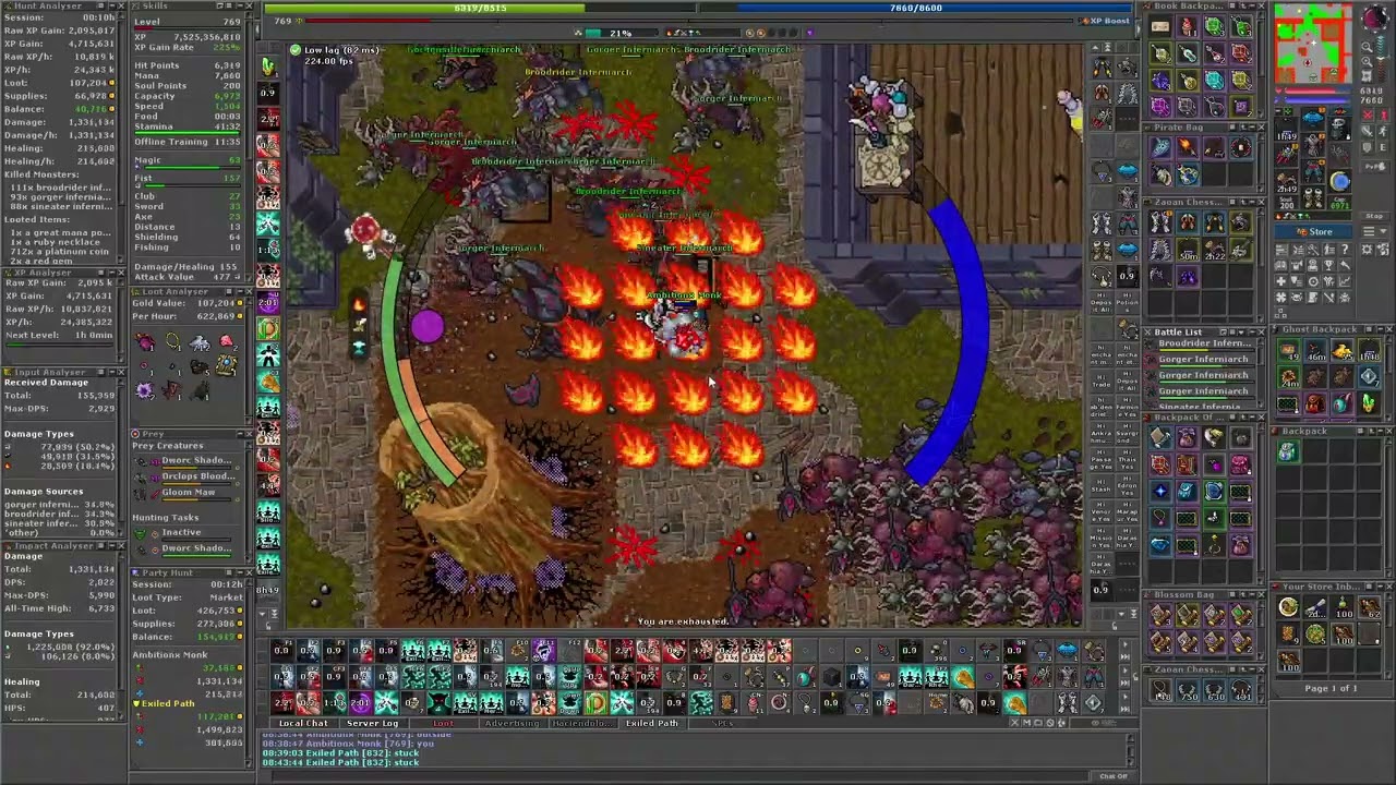 13.2kk Raw Peak @ Azzilon Castle (Duo Monk + Paladin) - Orcsoberest Event! +50% XP on Demon Type