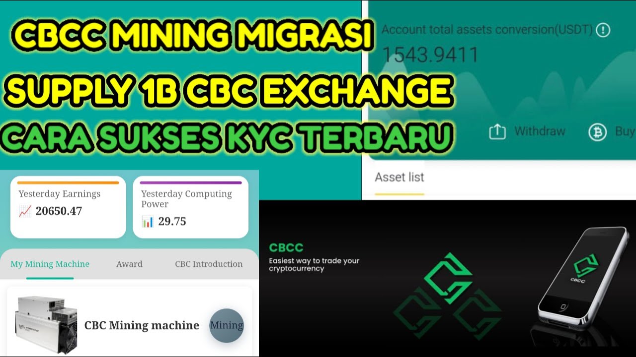 Update CBCC Exchange Segera Lakukan Migrasi Supply Jadi 1B When Listing !!!