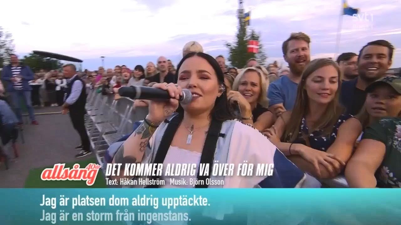 Miriam Bryant - Det kommer aldrig va över för mig | Allsång på Skansen 2019