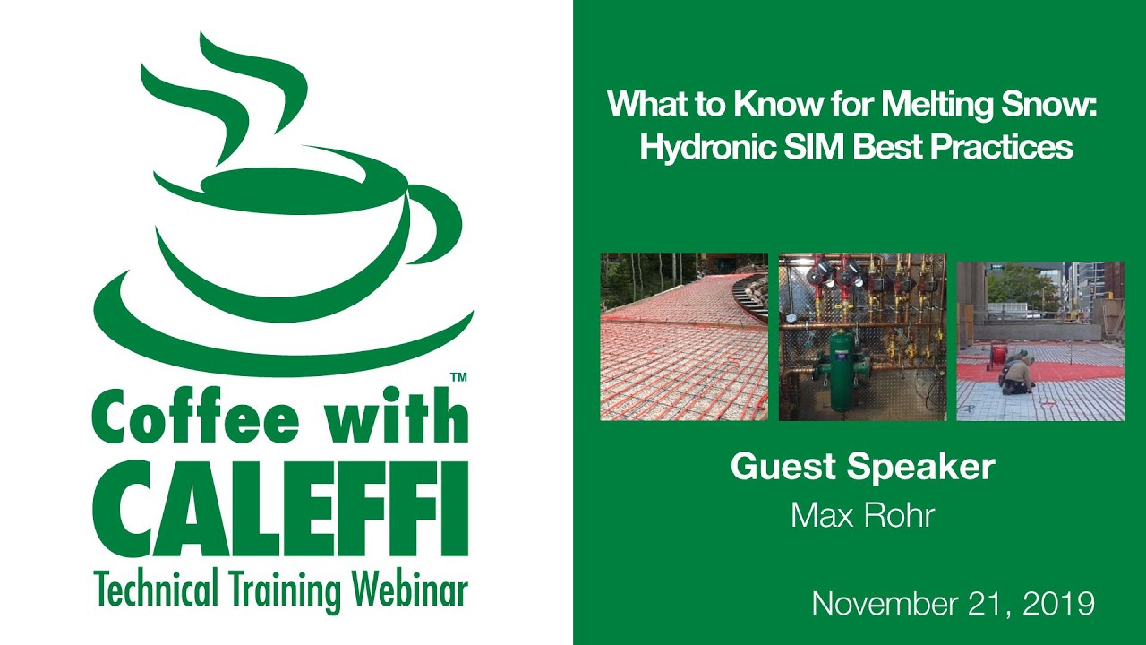 What to Know for Melting Snow Hydronic SIM Best Practices