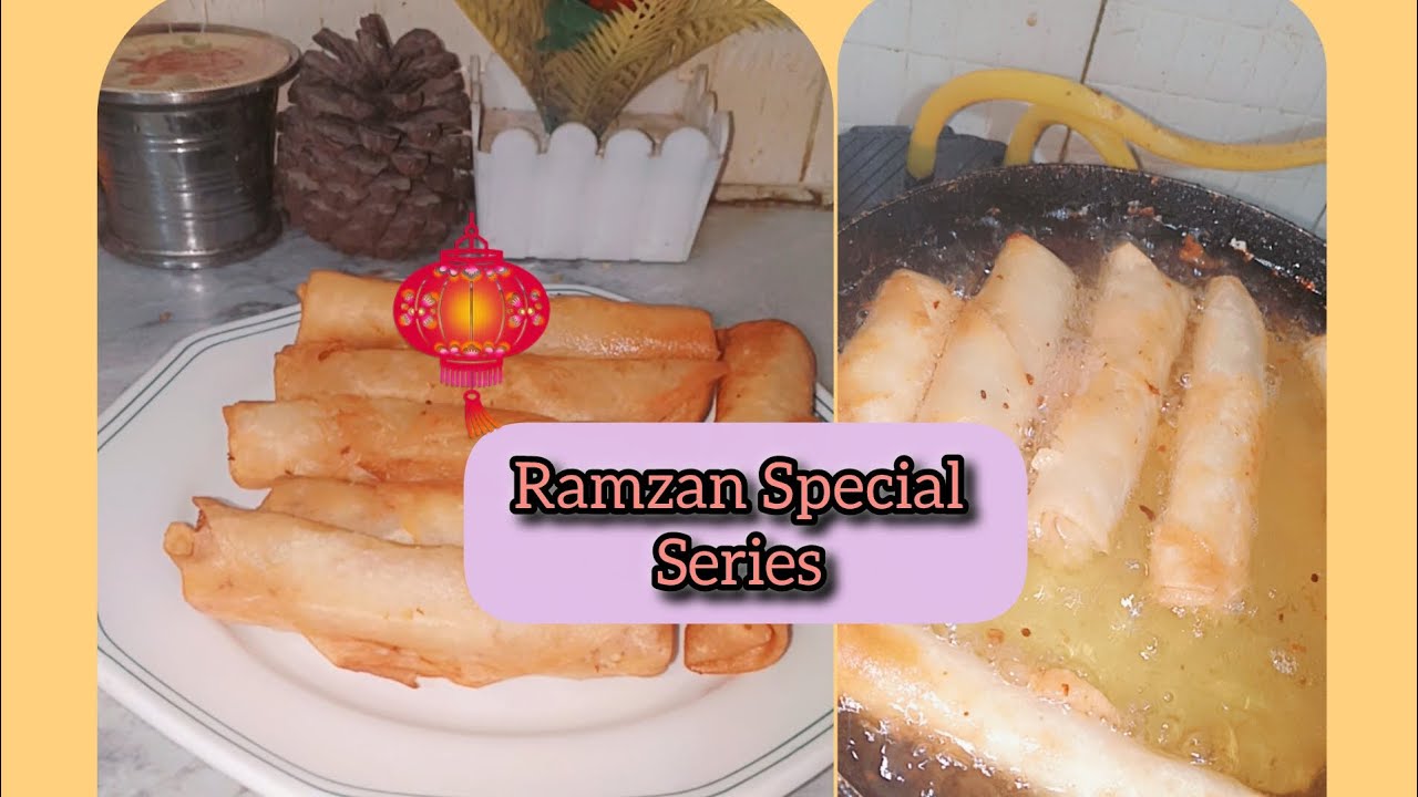 Chicken Spring Roll Recipe|| Homemade is Best|| Ramzan Special || minivlog|| Pakistani Family Vlog |