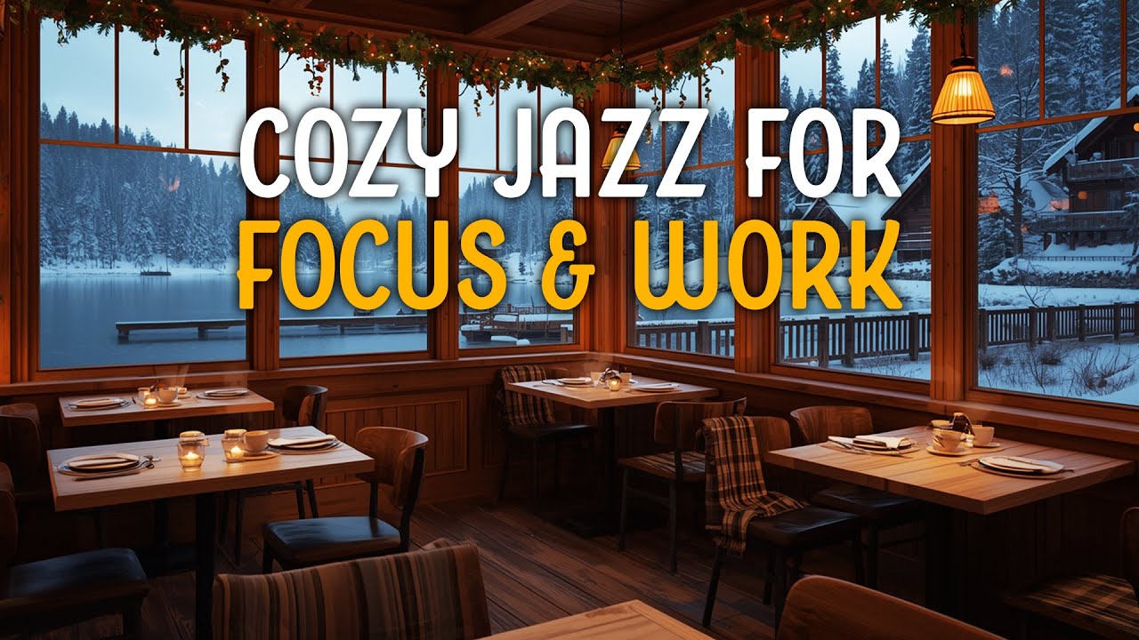 Deep Focus Jazz ☕ Cozy Coffee Shop Ambience | Relaxing Jazz for Work & Study (1.5 Hours)