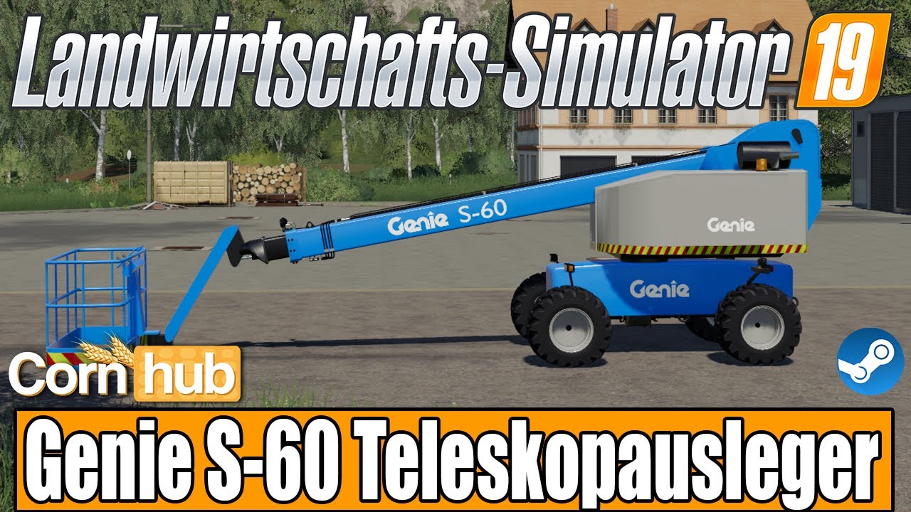LS19 Modvorstellung - Genie S-60 Teleskopausleger - LS19 Mods