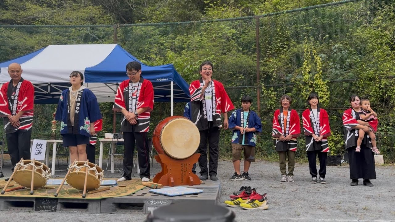祇園囃子 & 皆野の屋台囃子【日野沢郷土芸能保存会】in日野沢町民大会(町民運動会)