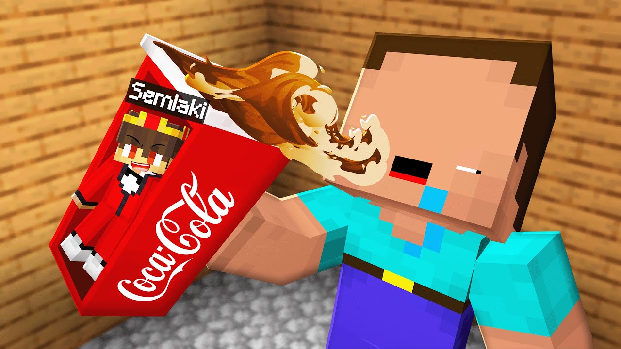 Semlaki Versteckt sich in COCA COLA um Billy zu Pranken in Minecraft!
