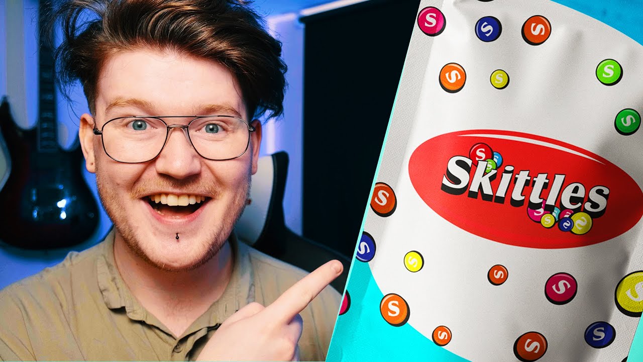 Redesigning Popular Candy Logos! Skittles 🍭