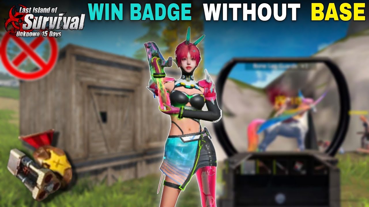 WIN BADGE 🏅 WITHOUT BASE | LAST ISLAND OF SURVIVAL GAMEPLAY #lios