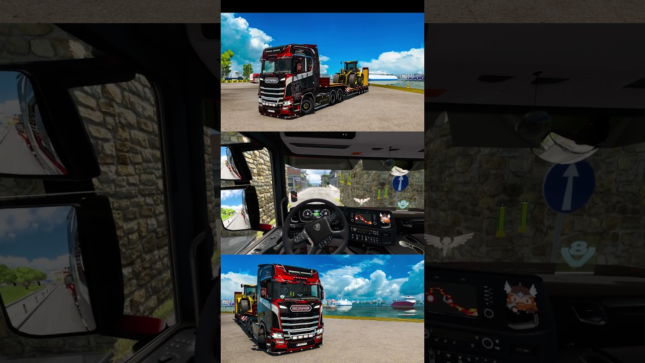 Can You Handle This Drive? Narrow Roads of Greece! 🚛⚠️ #ets2
