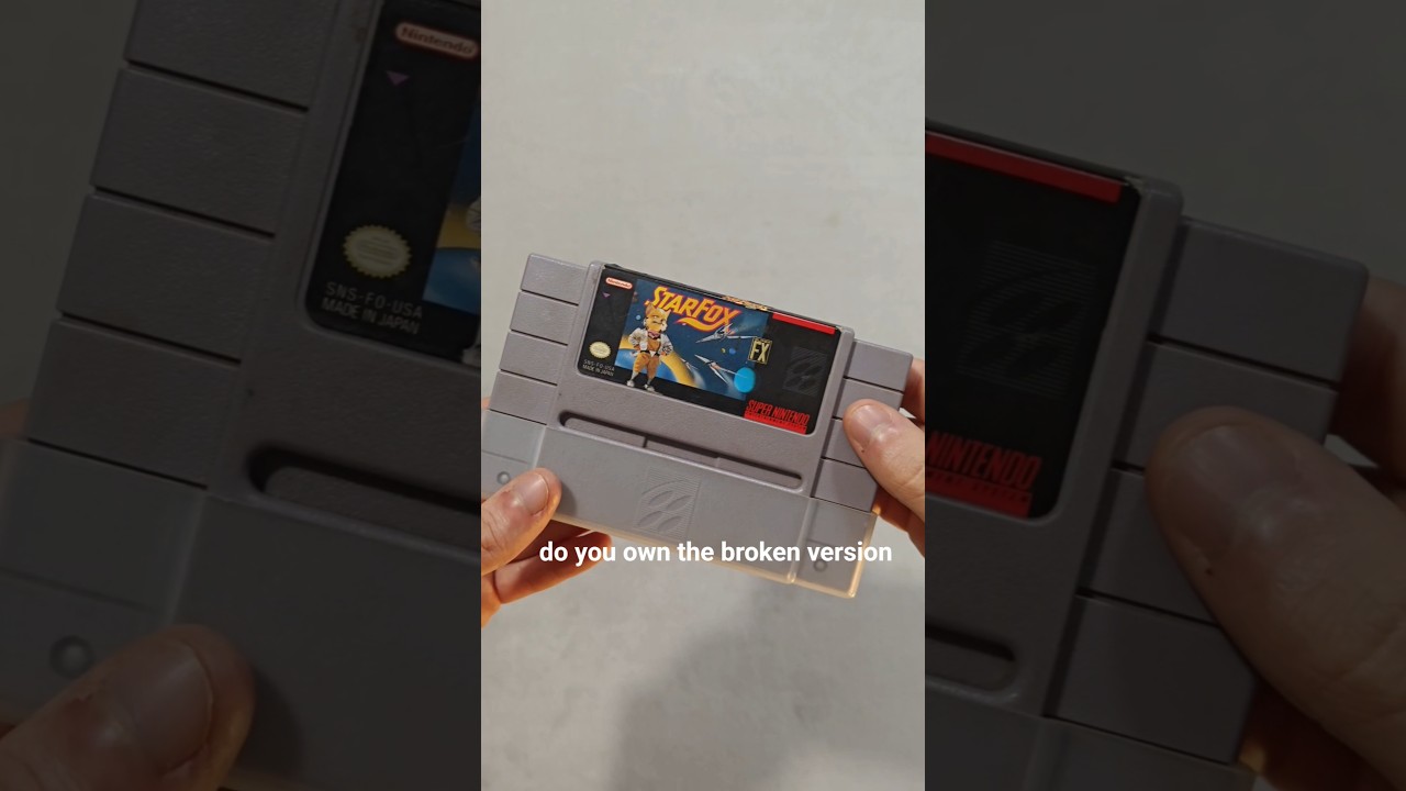 Star Fox SNES the different versions #retrogaming #nintendo #starwing