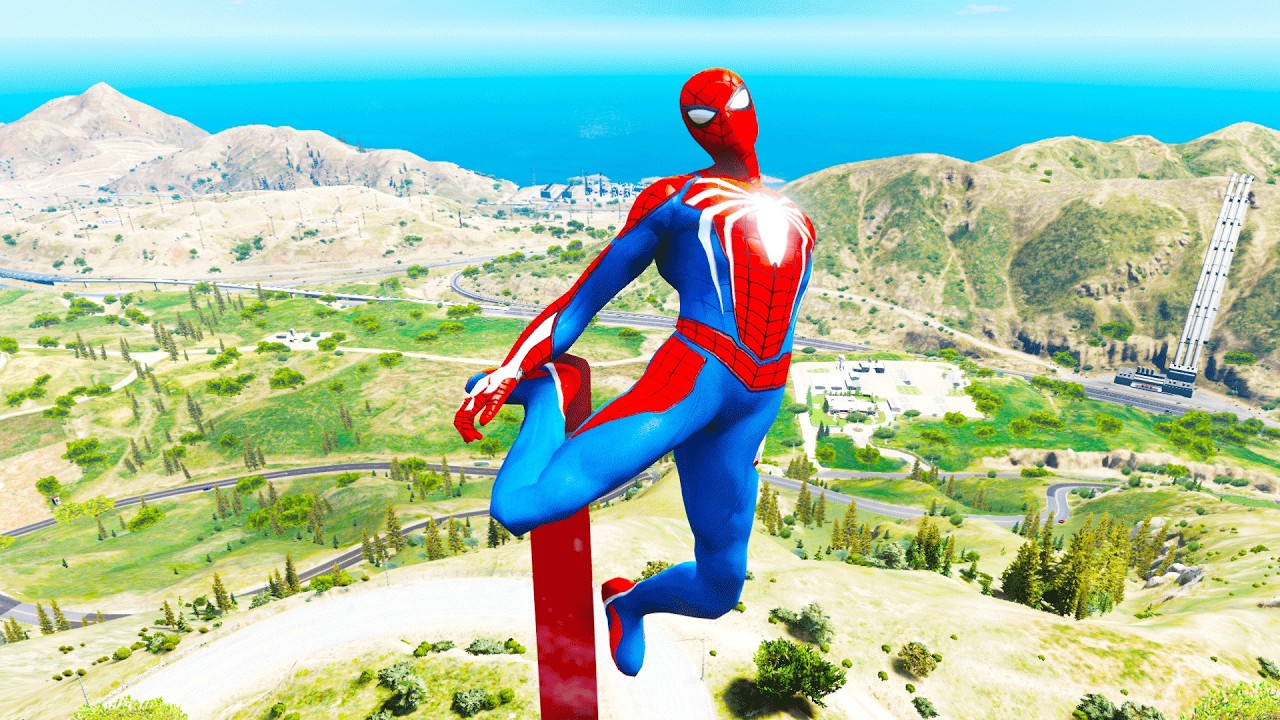 GTA 5 Ragdolls SPIDERMAN Jumps/Fails (Euphoria Physics) Part 20