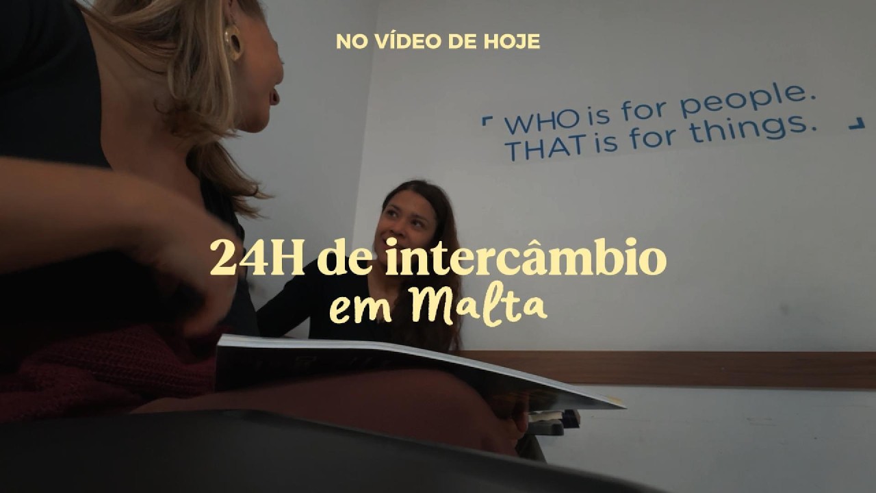 UM DIA COMIGO ESTUDANDO EM MALTA- 24h da rotina de intercâmbio em Malta 🇲🇹