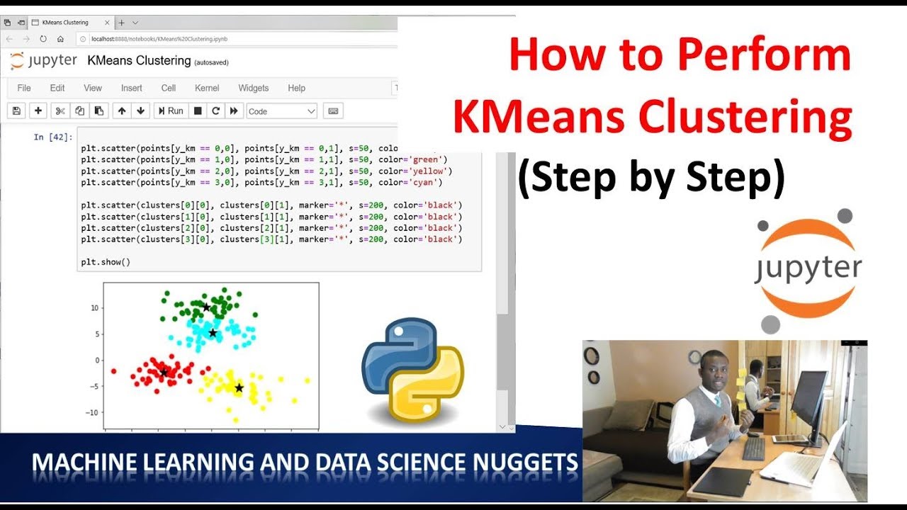 Как выполнить кластеризацию методом K-средних в Python (пошагово)