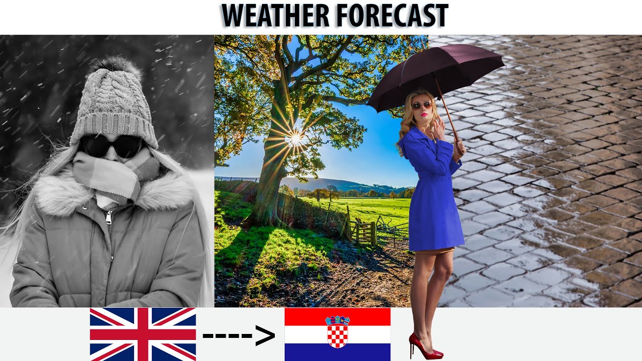 Learn Croatian for beginners | Weather and climate | English-Croatian Vocabularys