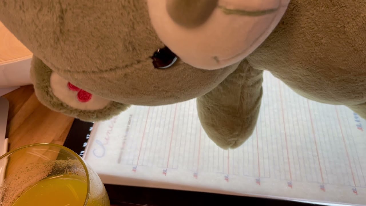 【抄一首歌】Teddy Bear Teddy Bear 草寫練習 20210626