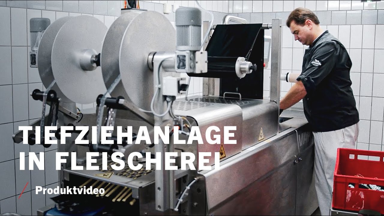 Variovac Tiefzieher in Traditionsfleischerei