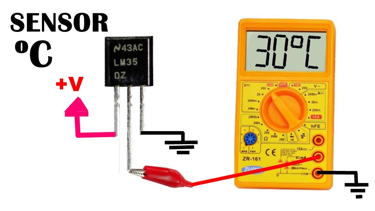 Como usar el sensor de Temperatura LM35