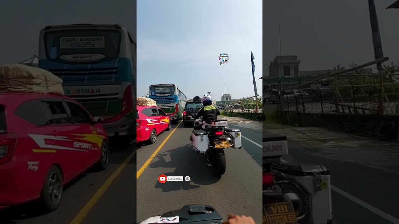 Ngamuk‼️ polisi pada saat wanhay truk melambung 