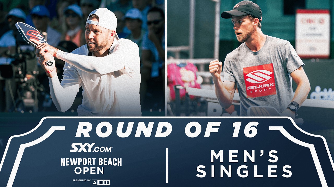 Jack Sock vs Rafael Lenhard at the SXY Newport Beach Open