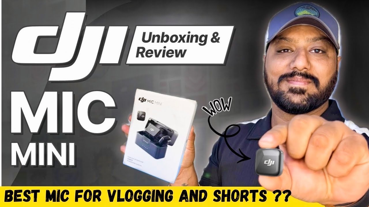 New DJI Mic Mini | Unboxing & Review | Is It Worth It for beginners ?? 🎥🤔 #mandeep_khokhar 