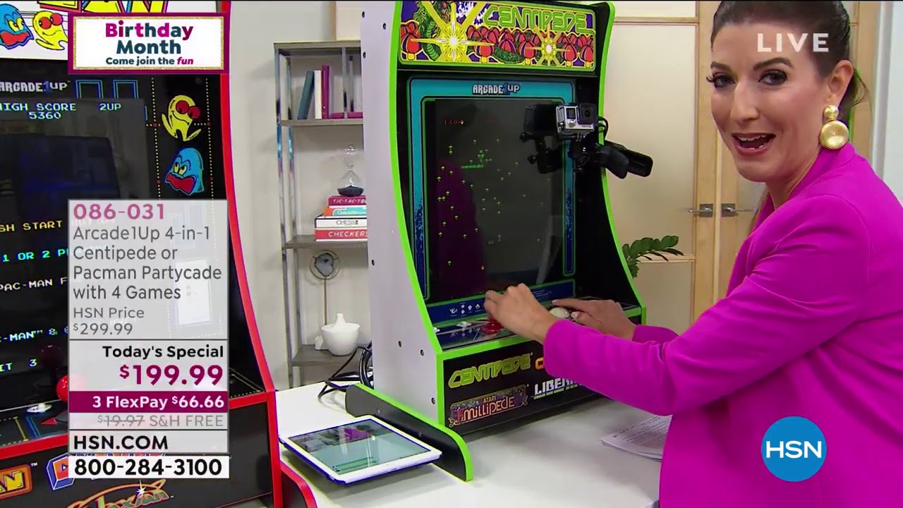 Arcade1Up 4in1 Partycade with PacMan, Dig Dug, Galaga an...