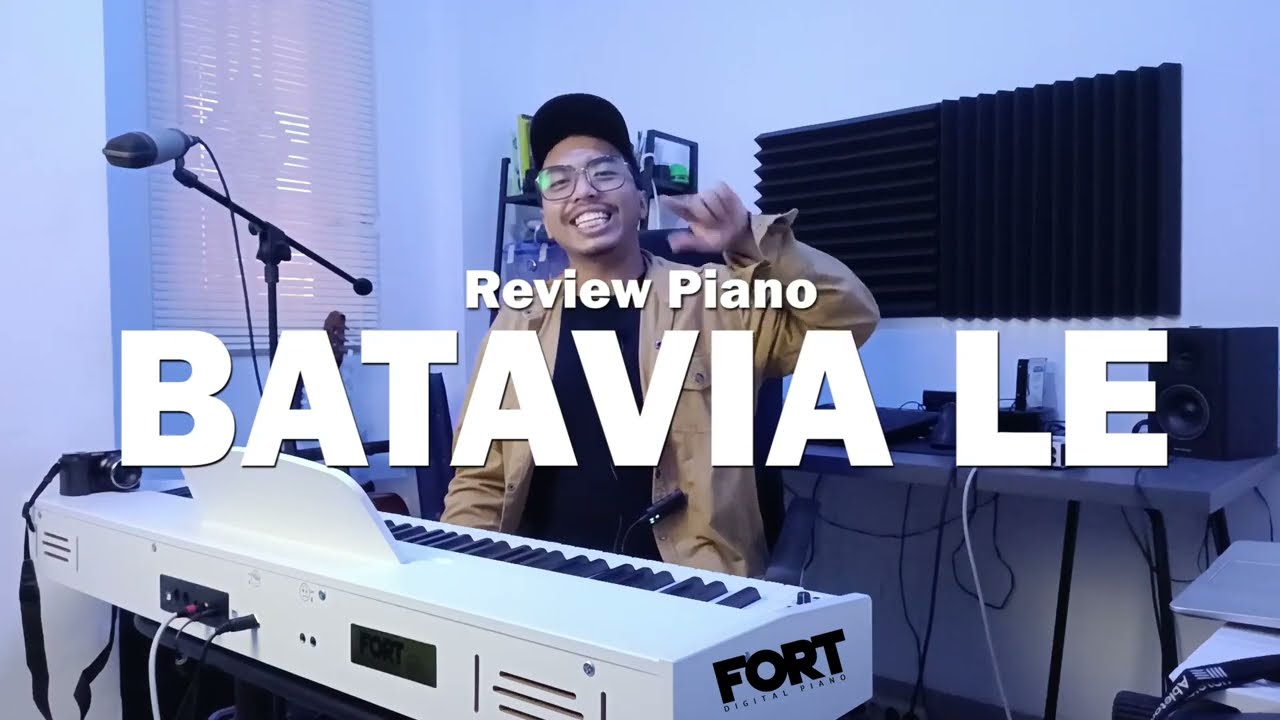 ELECTRIC PIANO HARGA 4 JUTAAN! | Review Piano Fort Batavia LE  #ULASANRIKAT