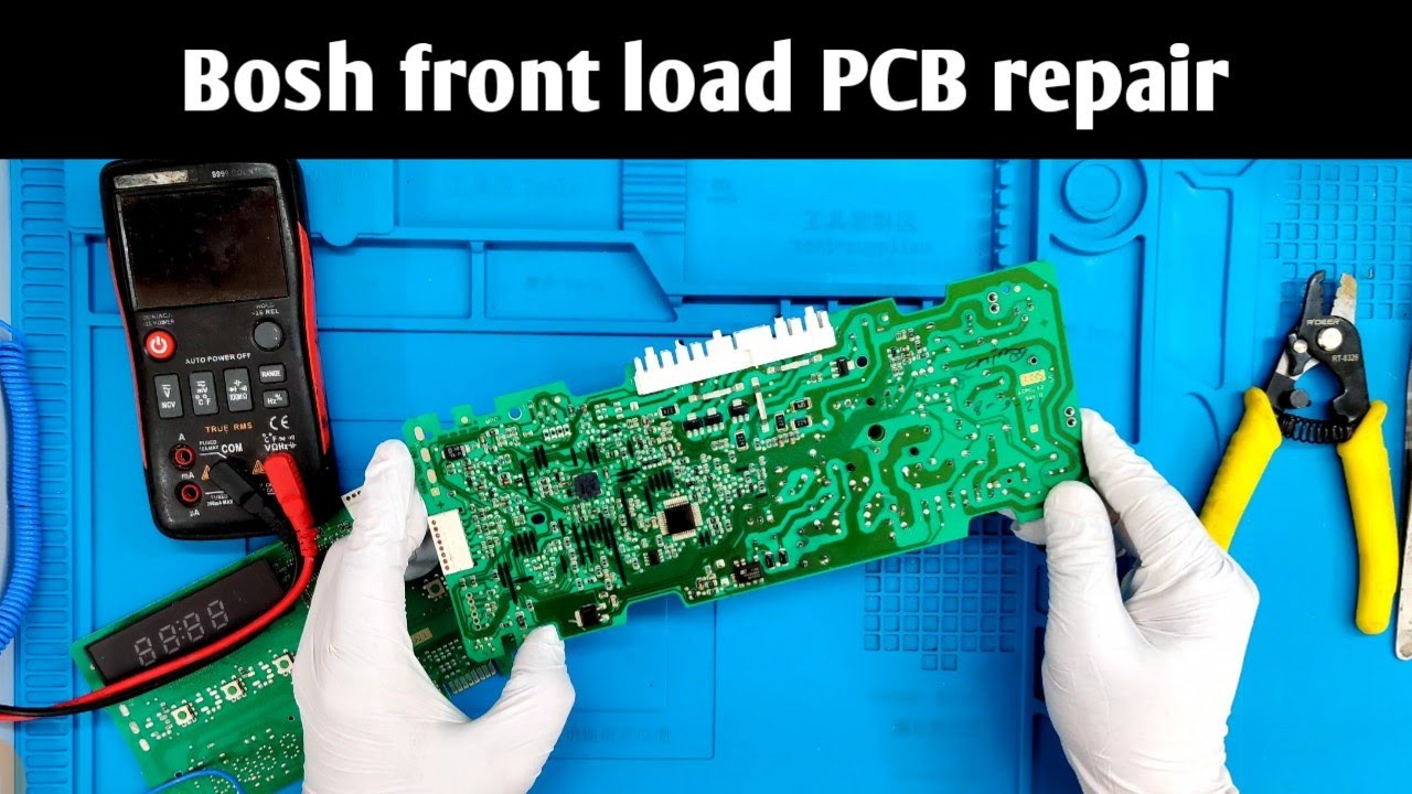 Bosch front load washing machine dead PCB repair | Qphix appliance repair |