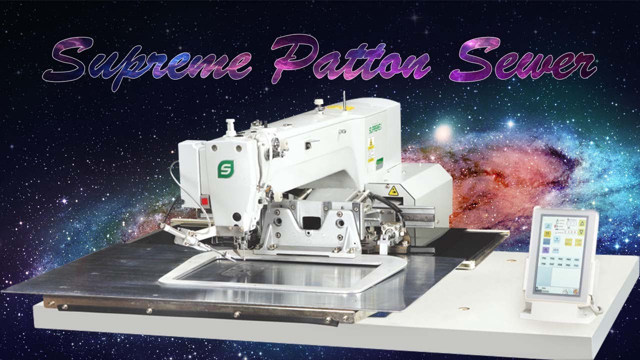 How to drew a new Patton in supreme Patton sewer machine.(SP-1010BS-M/XJ Patton sewer)