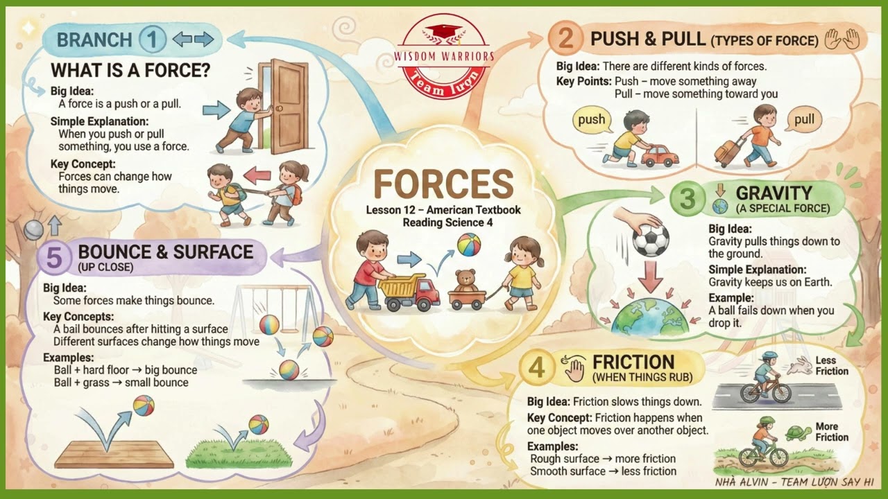 #12 Mind map | American Textbook Reading Science 4 | Lesson 12 | Teamluonsayhi | Bacluu | Nhabimmoc