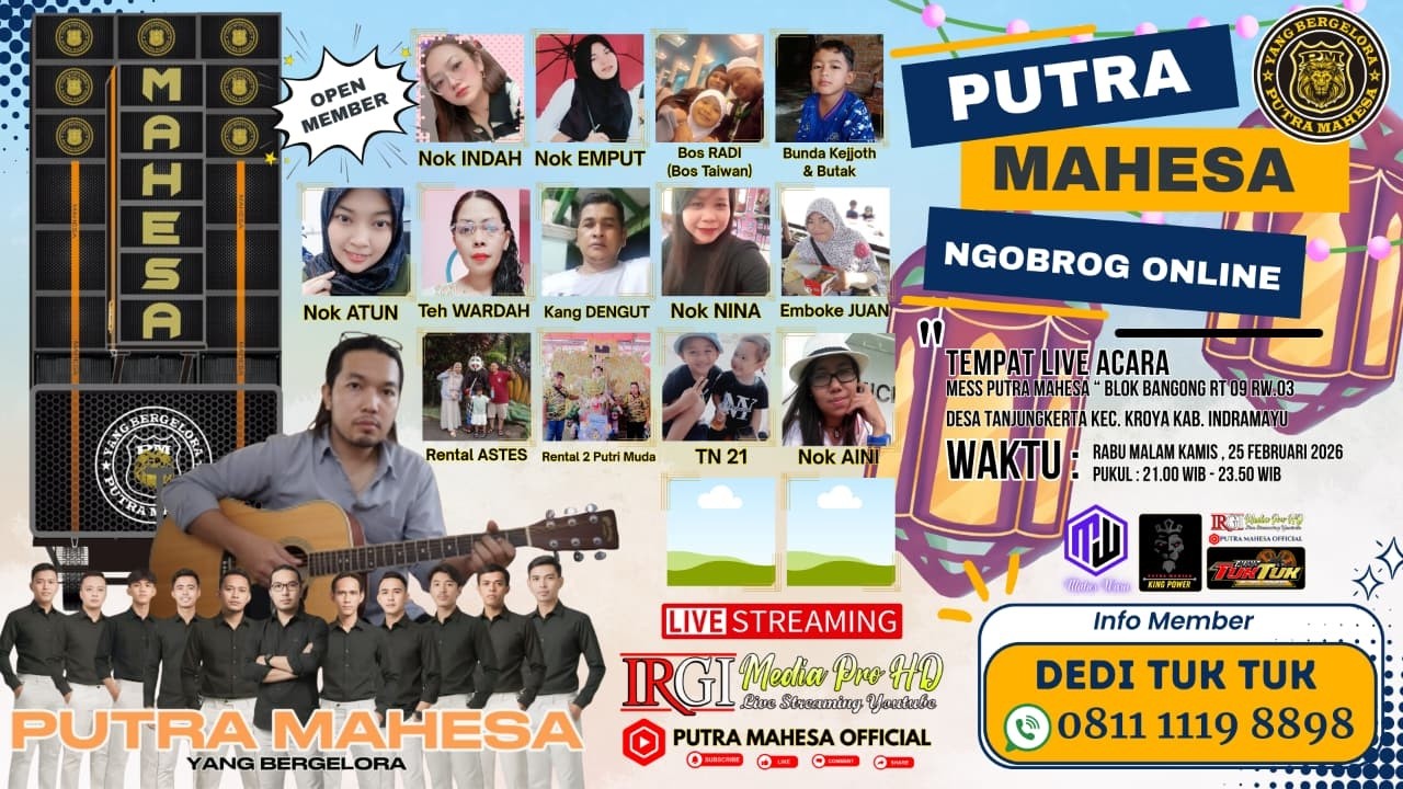 LIVE NGOBROG ONLINE Singa Dangdut Yang Bergelora 