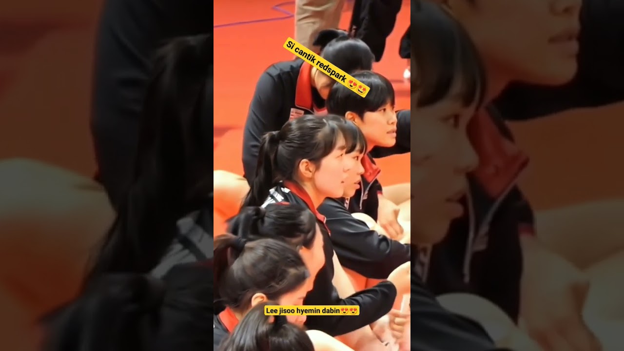 Redspark beautiful player, lee jiso, dabin & hyemin idaman pecinta voli