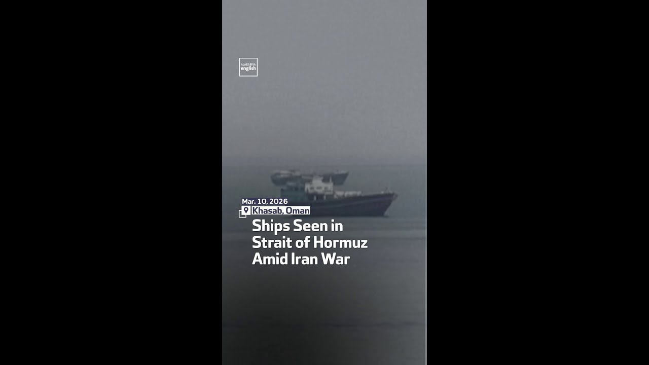 Ships Seen In Strait Of Hormuz Amid Iran War