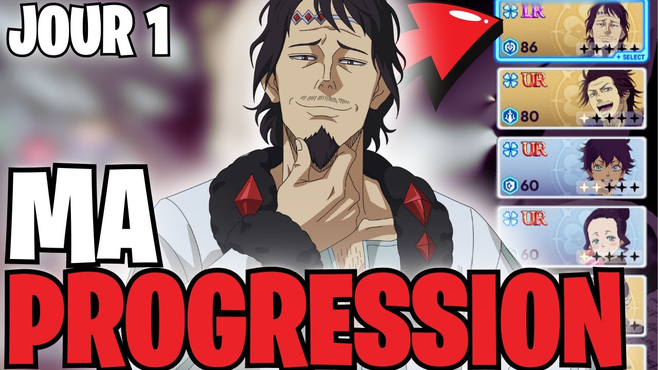 MA PROGRESSION JOUR 1 BLACK CLOVER MOBILE! ASTUCES, Reroll ET ERREURS A NE PAS FAIRE! GUIDE DÉBUTANT