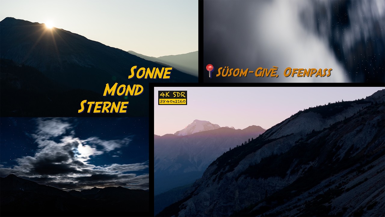 Sonne, Mond und Sterne Ofenpass SDR - Ultimativer Sonnenaufgang beim Hotel Süsom-Givè, Bio-Frühstück