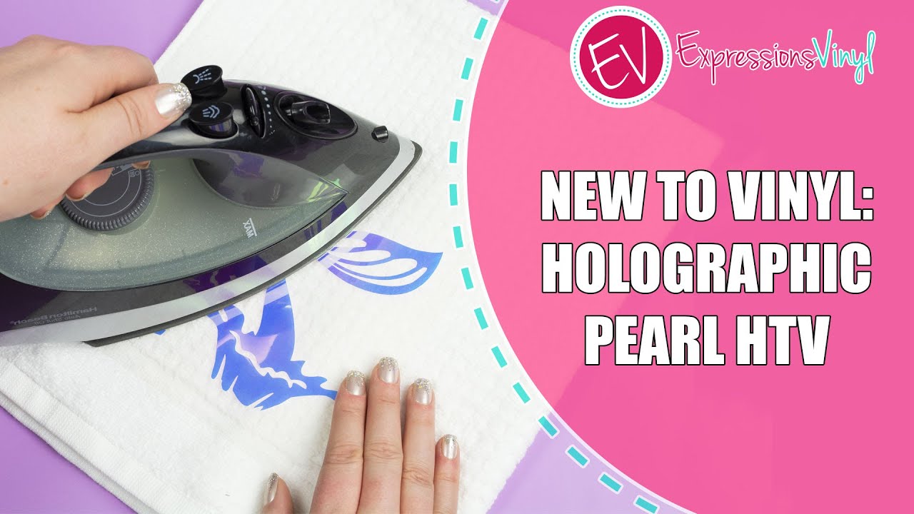 New To Vinyl - How to use Holographic Heat Transfer Vinyl