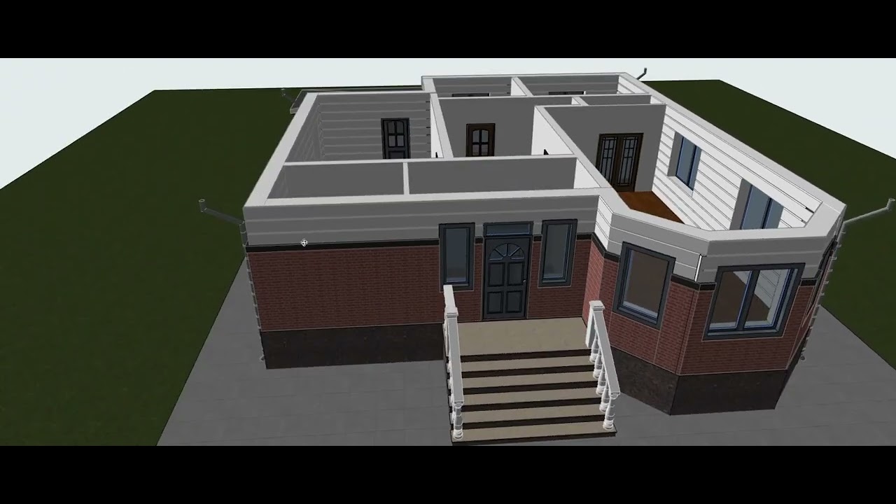 Бир кабаттуу үйдүн проектиси 11,6х13,8 #проект#дом#архитектура.📞 996706119595