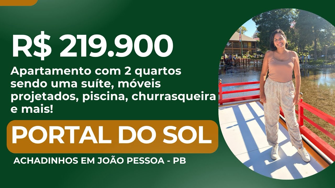 ПРОДАЕТСЯ 219 900 реалов: КВАРТИРА В РАЙОНЕ PORTAL DO SOL В ЖОАН-ПЕССОА/PB