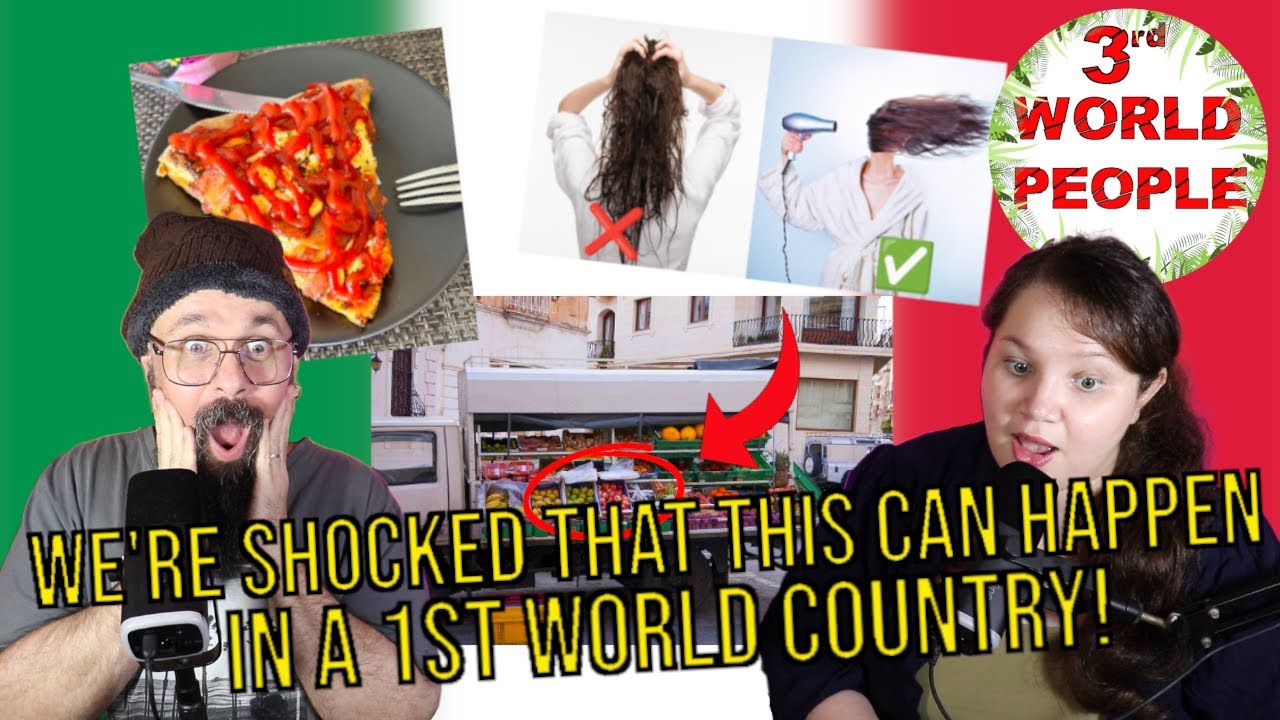 3rd WORLD PEOPLE REACT: 9 CULTURE SHOCKS OF LIVING IN ITALY | ITALY REACTION