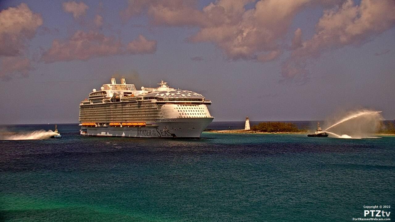 Wonder of the Seas Grand First Arrival into Nassau, Bahamas - 3/9/2022