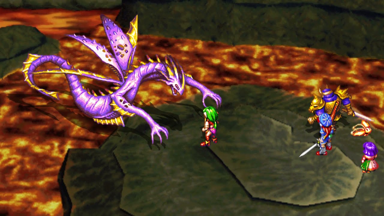 GRANDIA HD Remaster - Mad Dragon Boss Fight